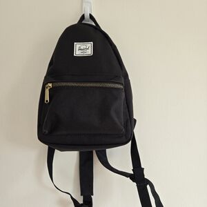 Herschel Suppy Co Canvas Mini Backpack Dark Academia
